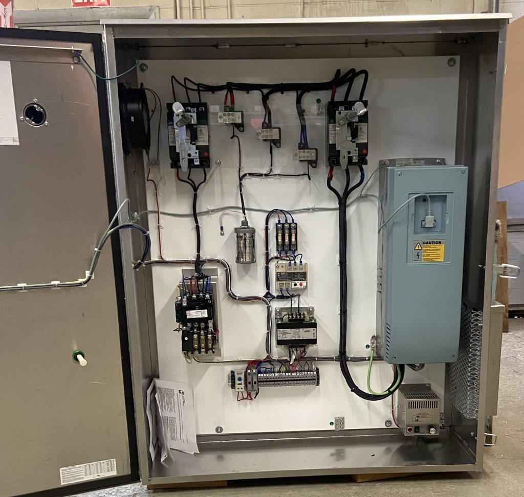 variable speed drive - view inside